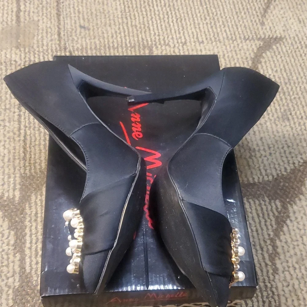 Anne Michelle black Heels - Picture 4 of 7